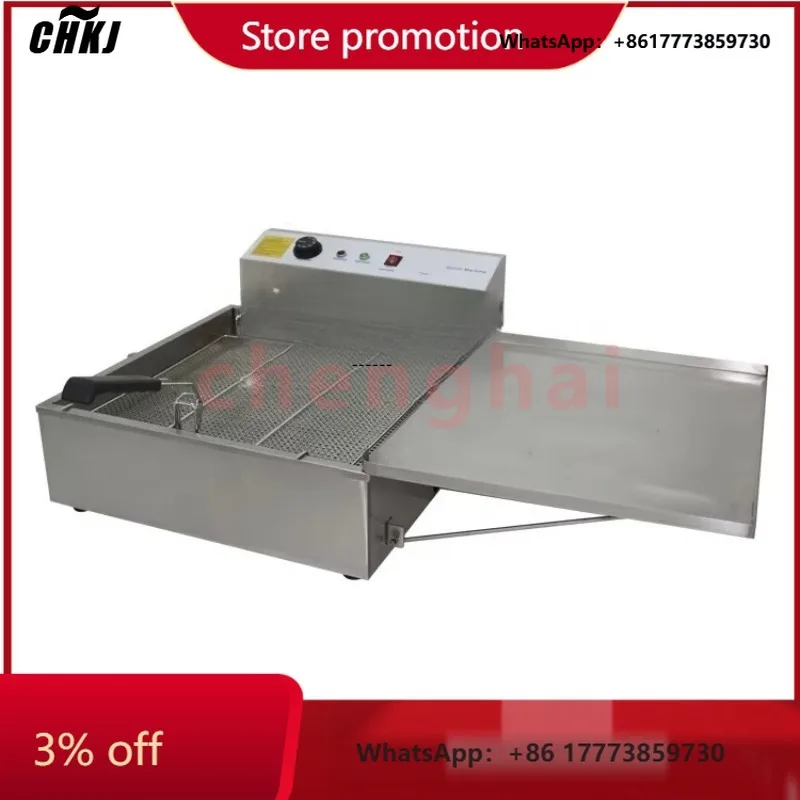 

CHKJ-2025NEWNewest Snack Food Equipment Commercial Potato Chip Frying Machine Oil Fried Chicken Wing Electric Donut Deep Fat Fry