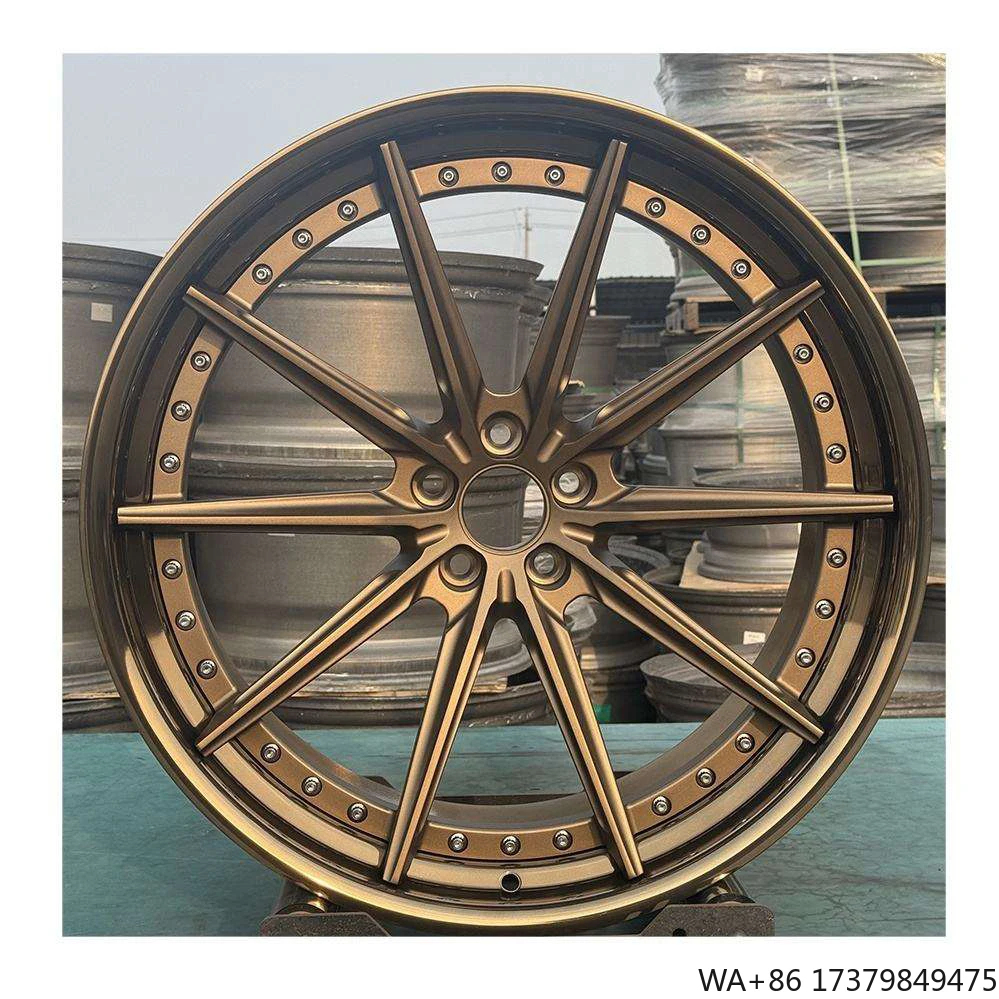 

Заводская горячая распродажа, кованое колесо 18-22 дюйма, 2 предмета, CarWheel Custom 5x112 5x114,3, бронзовые 6061-T6, легкосплавные диски