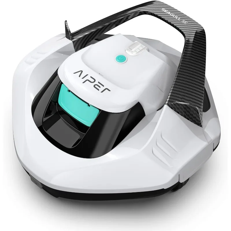 AIPER Cordless Robotic Pool Cleaner, Pool Vacuum,Dual-Drive Motors, Self-Parking Technology,Lightweight,Perfect for Above-Ground