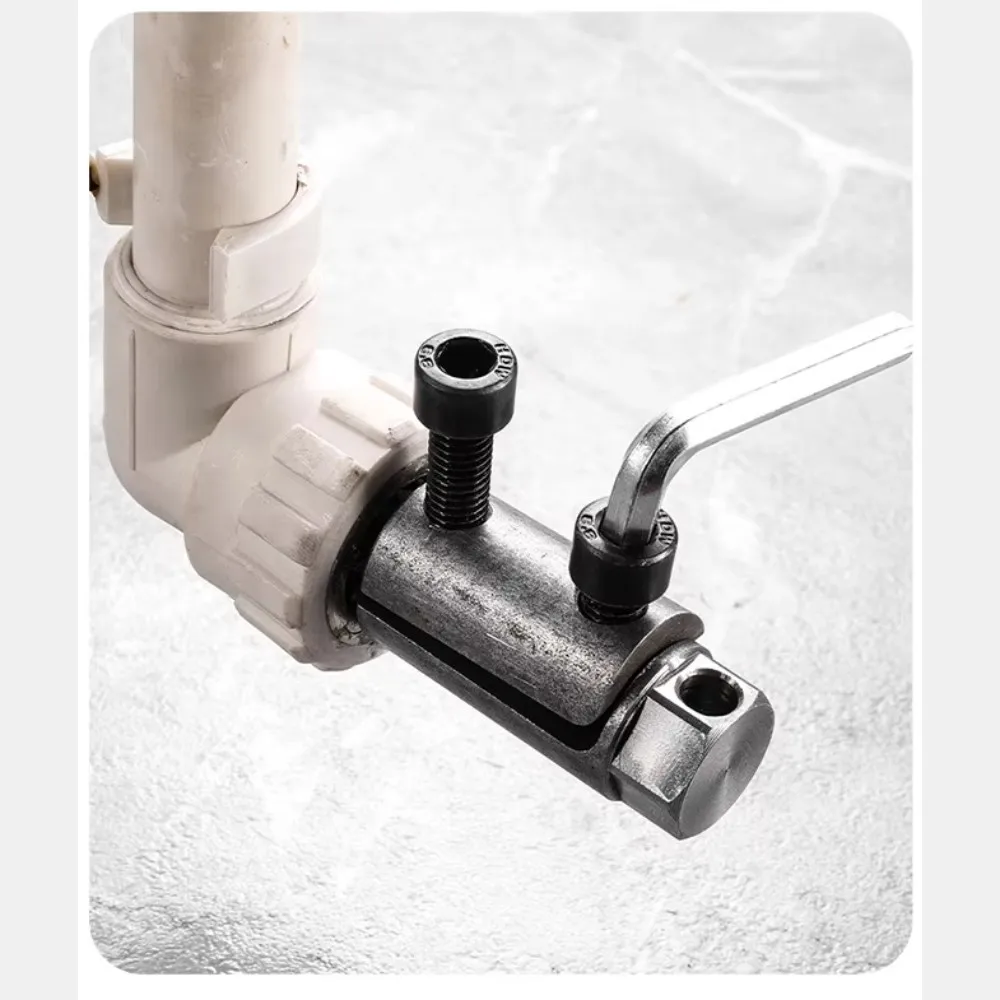 Universal Faucet Angle Valves Damage Screw Extractor Broken Wire Slide Tooth Removal Tool Water-Pipe Valve Repair for 4/6 Points