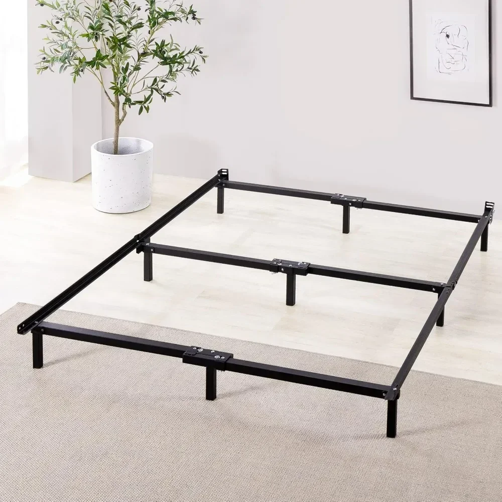 12 inch combination bed frame, suitable for spring mattresses and mattress sets, super high, so no bed riser is required