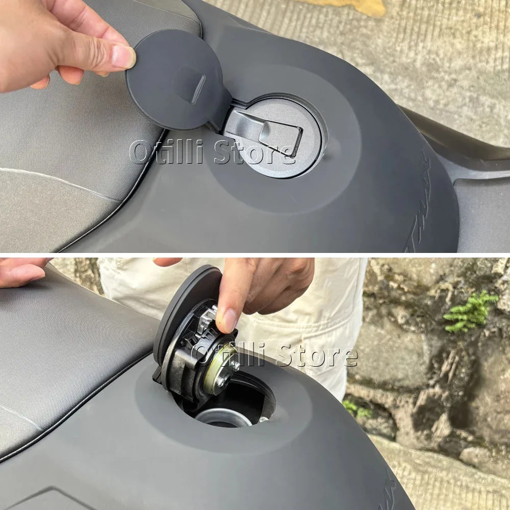 لياماها TMAX T-MAX 560 TMAX560 2022-2025 جديد غطاء خزان الوقود حماية المطاط خزان وسادة النفط الغاز حامي غطاء الديكور