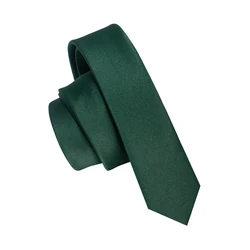 JEMYGINS New Design Green Casual Tie 4cm Solid Color Slim Fit neckTie Handmade Fashion Men's Ties For Wedding Party Gift