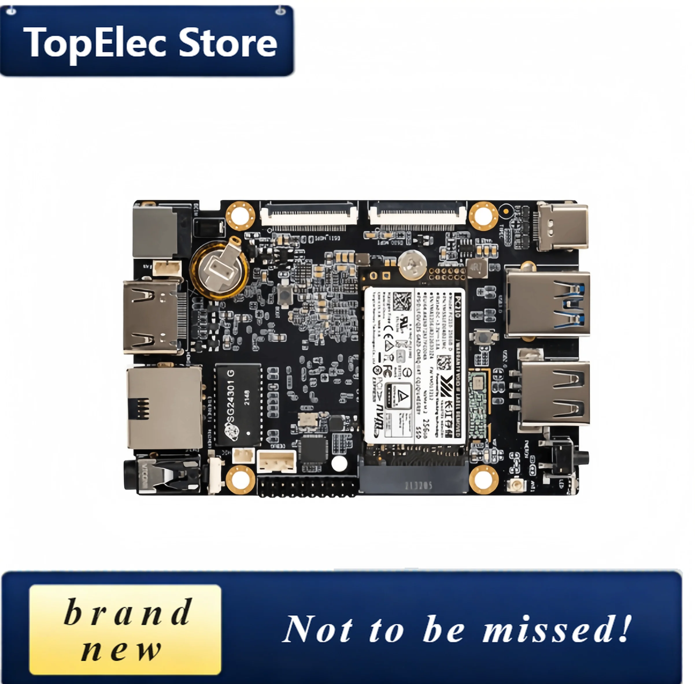 Rockchip Rk3588 Development Board - TopElec Rockchip RK3588 Development Board [ROC-RK3588S-PC]