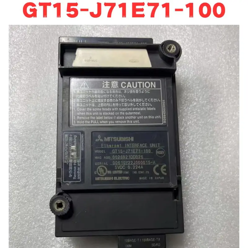 Second-hand GT15-J71E71-100 GT15 J71E71 100 Module Tested OK