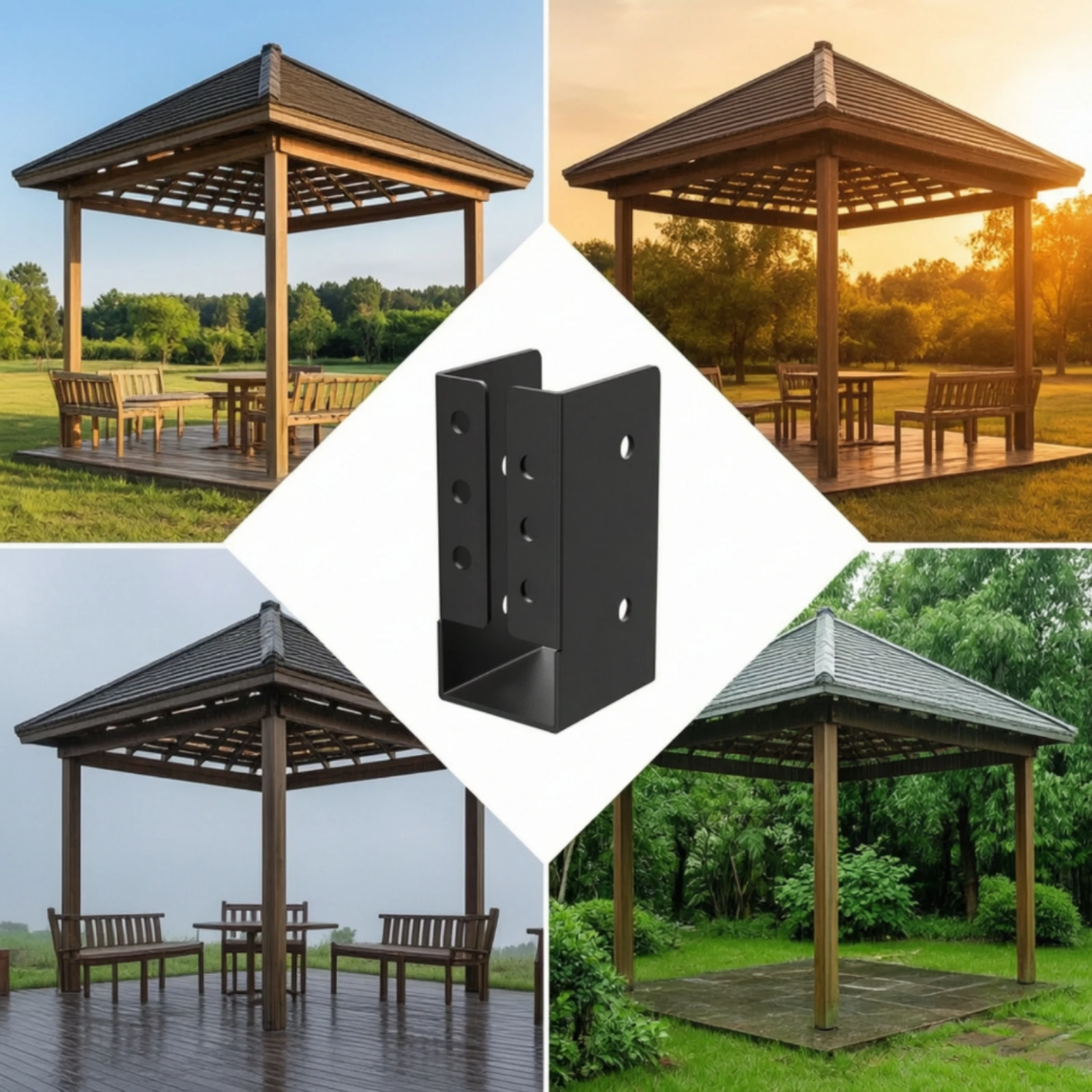 24個入り、2x4サイズの木材用サポートブラケット。頑丈なU - Lumber Woodworking のレビューと価格