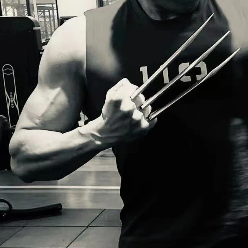 ولفيرين وولف مخالب ABS البلاستيك تأثيري الدعائم للرجال X-الرجال خارقة أفضل صديق اكسسوارات عيد الميلاد كرنفال الدعامة