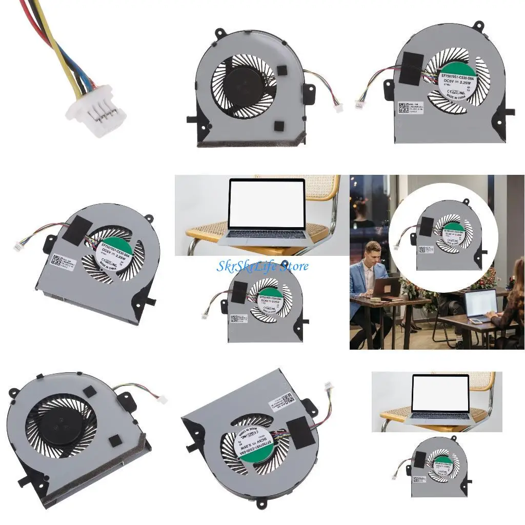 

E65E Original CPU Cooling Fans For Rog Strix GL502 GL502VY Laptop Notebook Fan