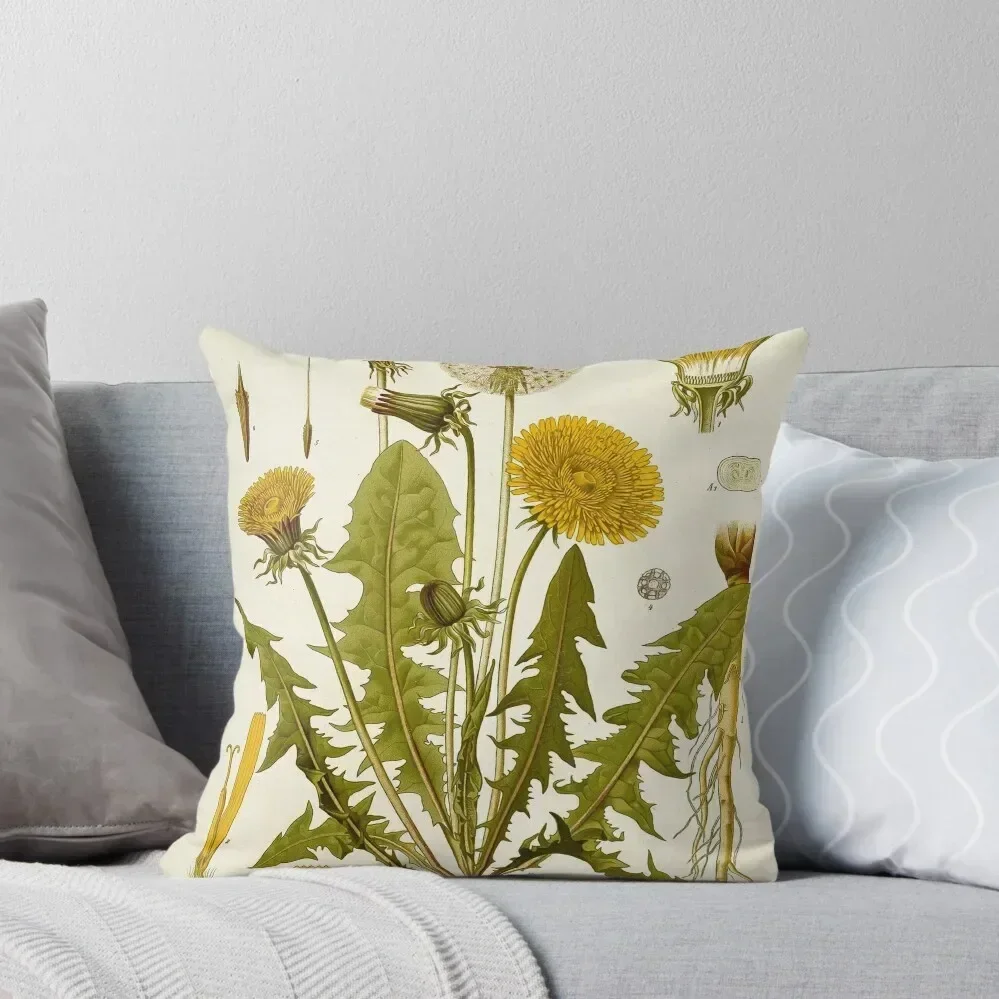 

Dandelion Life Cycle Throw Pillow Pillow Case Christmas Marble Cushion Cover pillow