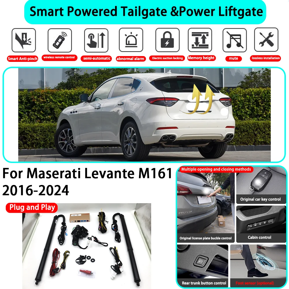 

﻿for Maserati Levante M161 2016-2024 OEM Smart Automatic Powered Tailgate Electric Power Tailgate Lift Kit Key Close ﻿