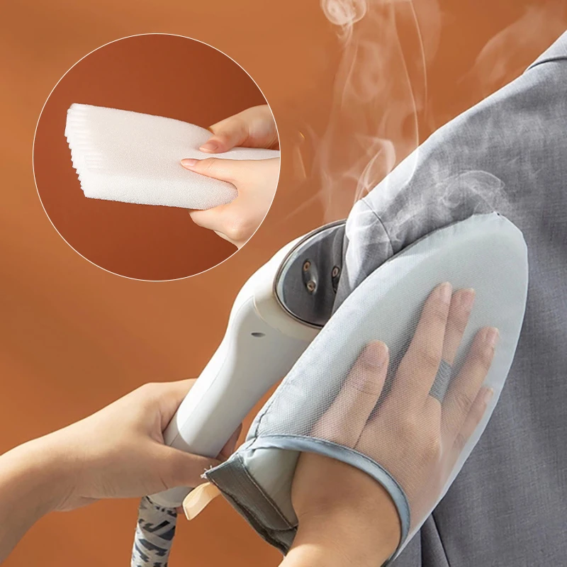 لوح كي محمول من القماش قفازات صغيرة مضادة للحرق مضادة للكي صينية كي منزلية معزولة محمولة لمتجر الملابس