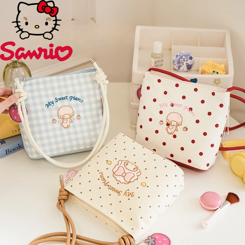 

Hello Kitty 2026 New Women's Handbag Fashion High Quality Girls' Mobile Storage Bag Cartoon Versatile Women's Crossbody Bag