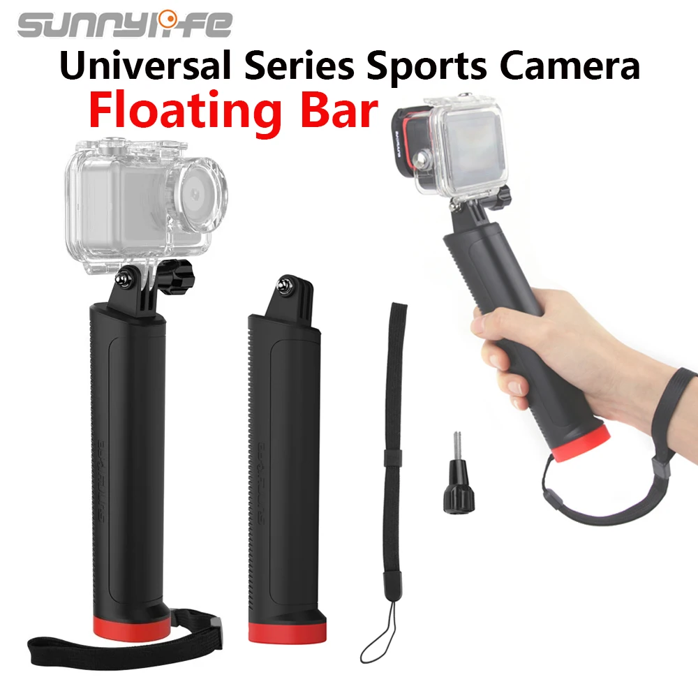 

Sunnylife Universal Sports Camera Buoyancy Rod Handle Holder for DJI OSMO/Insta360/Hero 12 11 10 9 8 7 Series Float Handle Mount