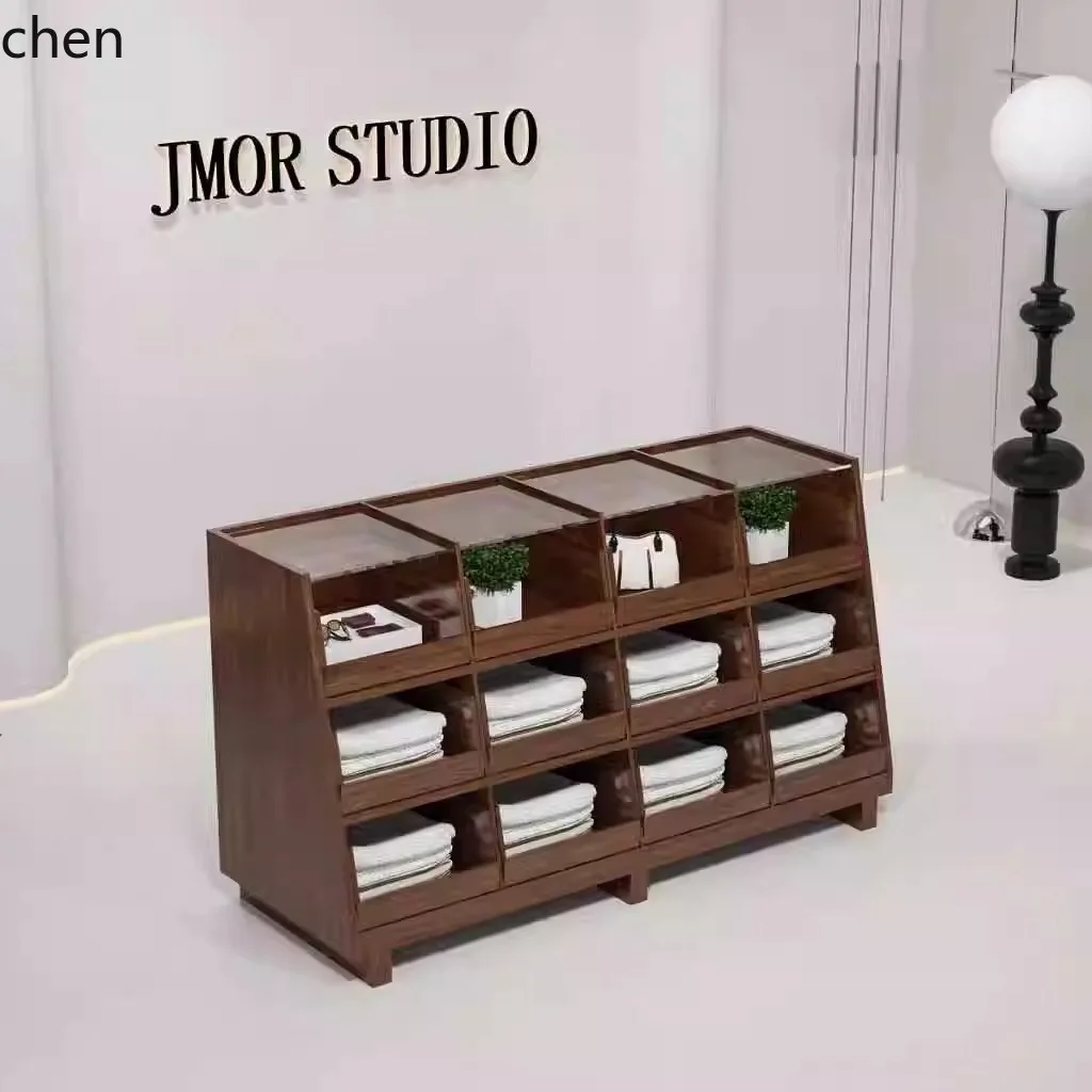 clothing store display cabinet Nakajimadai jewelry cabinet ornament display glass flowing water table shoe cabinet