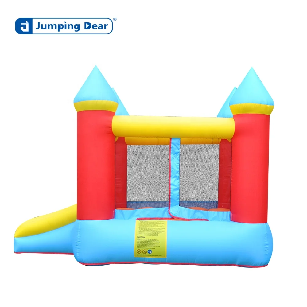 Convenience family small inflatable rocking chair with air blower jumping castles with slide family backyard elastic castles