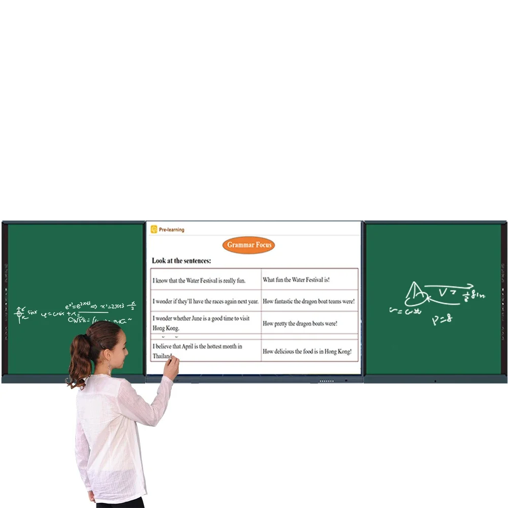 Best all in one touch education price 4k pc android smart digital board interactive flat panel 86 inch