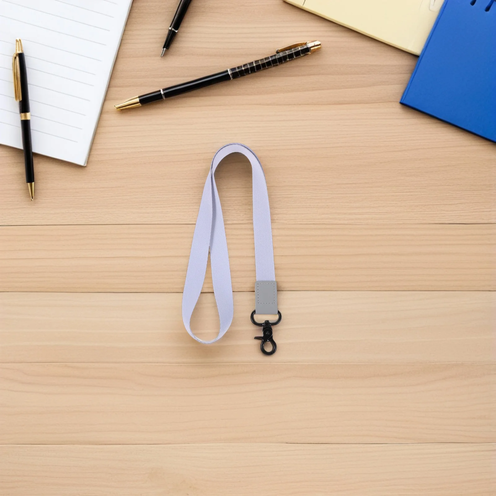 

4 pcs Badge Keychain Neck Strap Key Lanyards Office School Travel Detachable Clip Work Id Keys Multi Color Card Holder