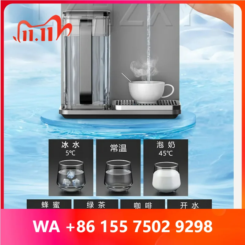 Home Countertop Water Purifier with Hot/Cold Drinking Water Function Refrigerated Strontium-Enriched Mineralization Direct-Drink