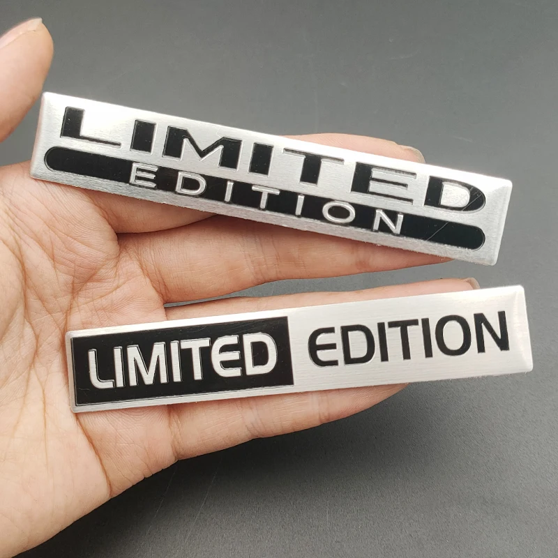 3d Aluminium Special Edition Logo Limited Edition Sticker Car Trunk Badge Fender Decal Limited Emblem Car Styling Accessories