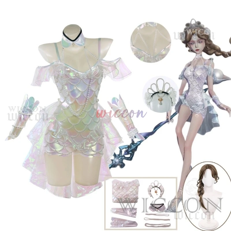 

Game Identity V Naiad Cosplay Million Dollar Mermaid A-Tier Costume Grace Fisherwoman Cosplay For Halloween Carnival Role