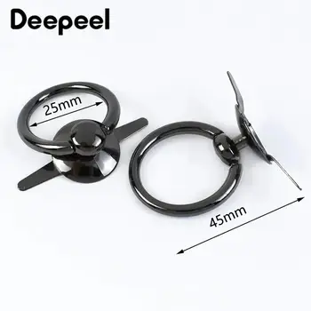 2/4個 Deepeel 25mm 金屬扣環包側夾扣 O 型環手提包掛鉤 DIY 行李箱裝飾扣縫紉配件 8 最佳銷售 25毫米扣 - №5