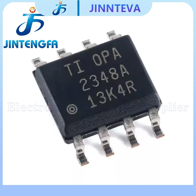 10PCS OPA2348AIDR SOP8 OPA2348A OPA2348 2348A SMD 1MHz 45µA CMOS Rail-to-RailOperational Amplifiers IC