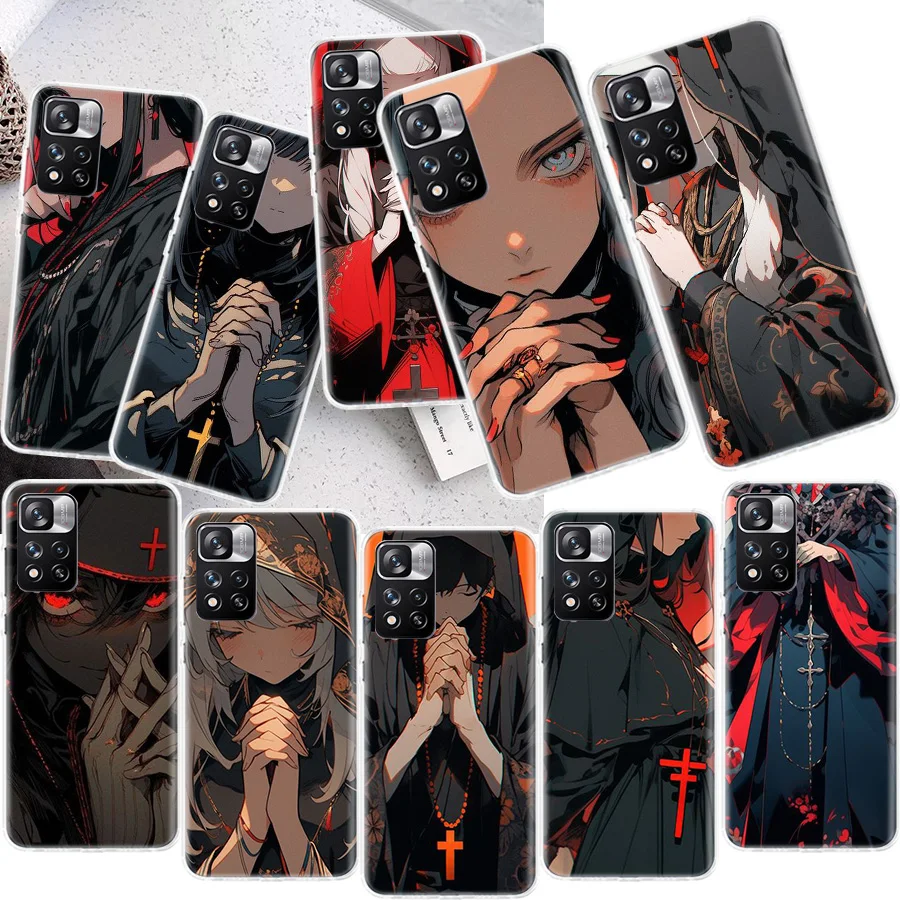 The Holy Virgin of the Monastery Phone Case For Xiaomi Redmi Note 13 Pro Plus 5G 12 12C 9 9T 9C 9A 10C 10A 10 K60 K70 Pro 8A 8 7