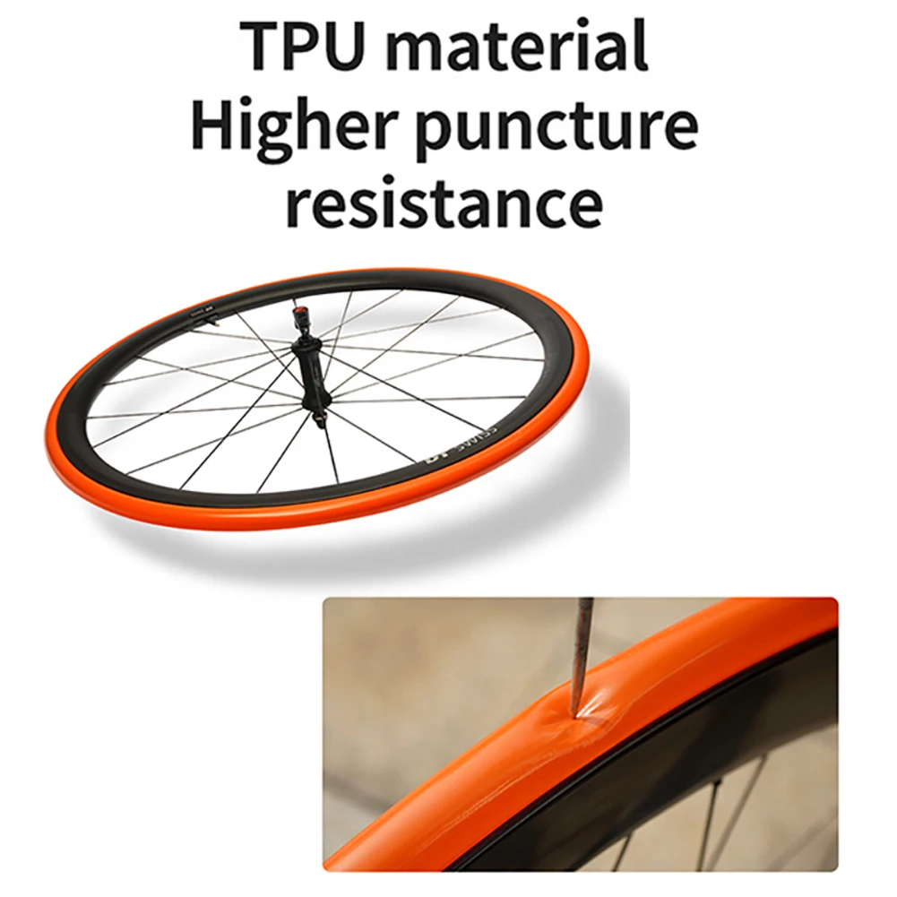 NEWBOLER Ultralight Bike Inner Tube 700C Road Bicycle TPU Tire 65mm Length French Valve Bicycle Inner Tube Cycling Repair Tool