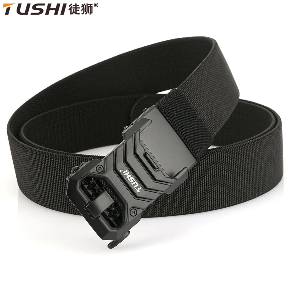 

TUSHI New Men's Elastic Belts Unisex Casual Woven Belt for Men Outdoor Rock Climbing Training Work Belt with Jeans Belt of Women