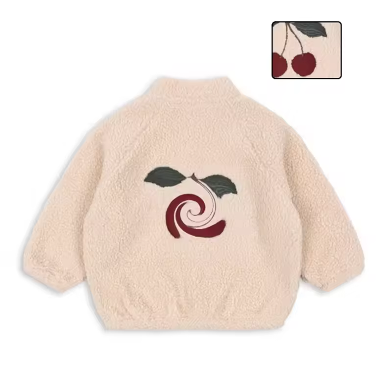 2026 KS Brand Winter Baby Girls Boys Lambswool Cherry Jackets Kids Clothes Boys Sequin Cartoon Outerwear Children's Coats 1-9Yrs - Image 28