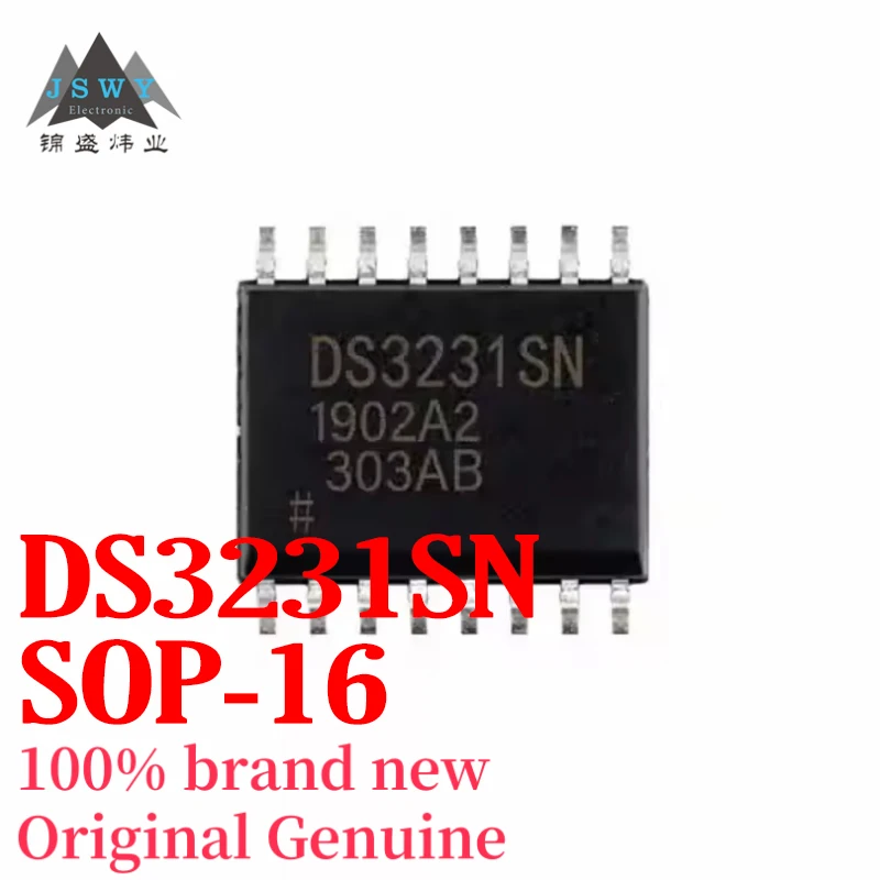

(5/50 pcs) DS3231SN DS3231 SOP8 Real-Time Clock Original Genuine Brand Brand New Free Shipping