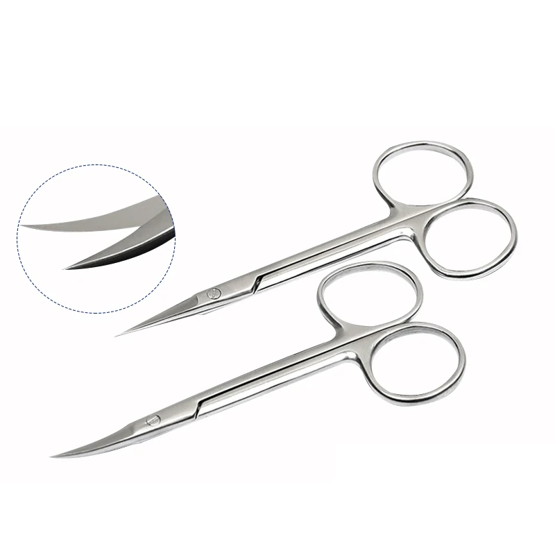 Ophthalmic Instrument Curved Straight Head Ophthalmic Scissors Autoclavable Scissors