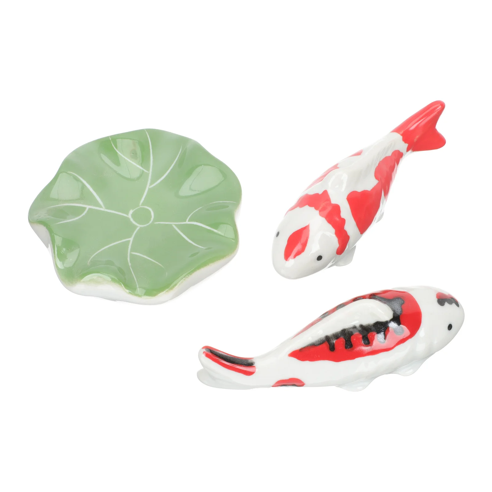 ของตกแต่งตู้ปลาเซรามิก 3 ชิ้น รูปปลาลอยน้ำ ของประดับตกแต่งตู้ปลา ของตกแต่งบ้านสไตล์มินิมอล ของตกแต่งเซรามิกลอยน้ำ