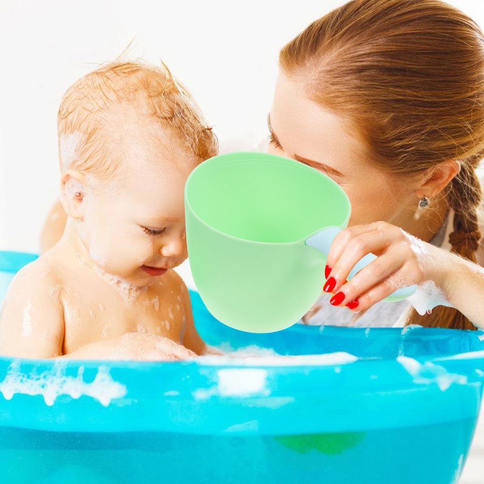 

Baby Rinse Cup Toddler Bath Mug Hair Rinser Newborn Shower Supplies Large Size Shampoo Rinse Cup Scoop