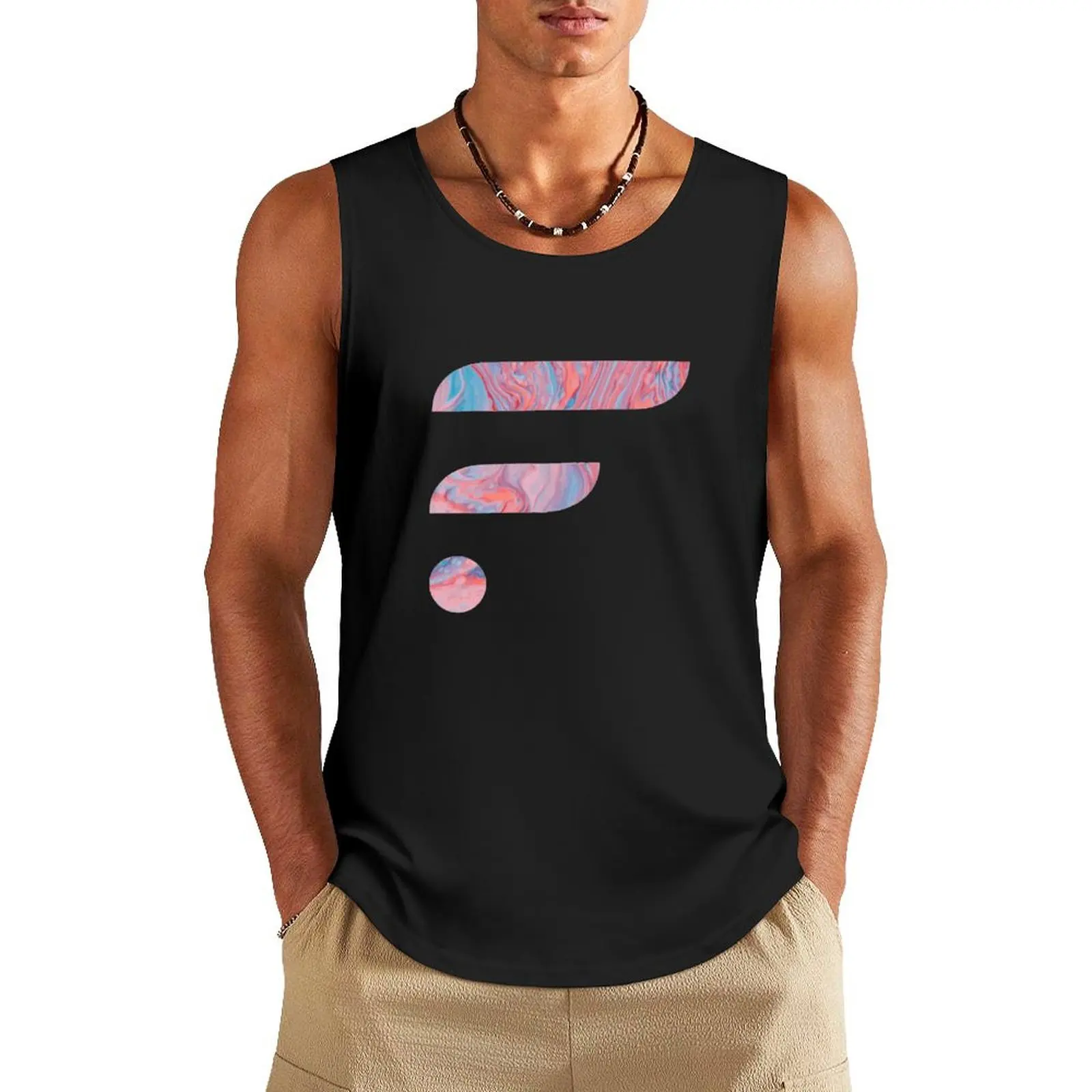 Flare Networks Tank Top muscle t-shirt bodybuilding men mens gym clothes sleeveless shirt man gym