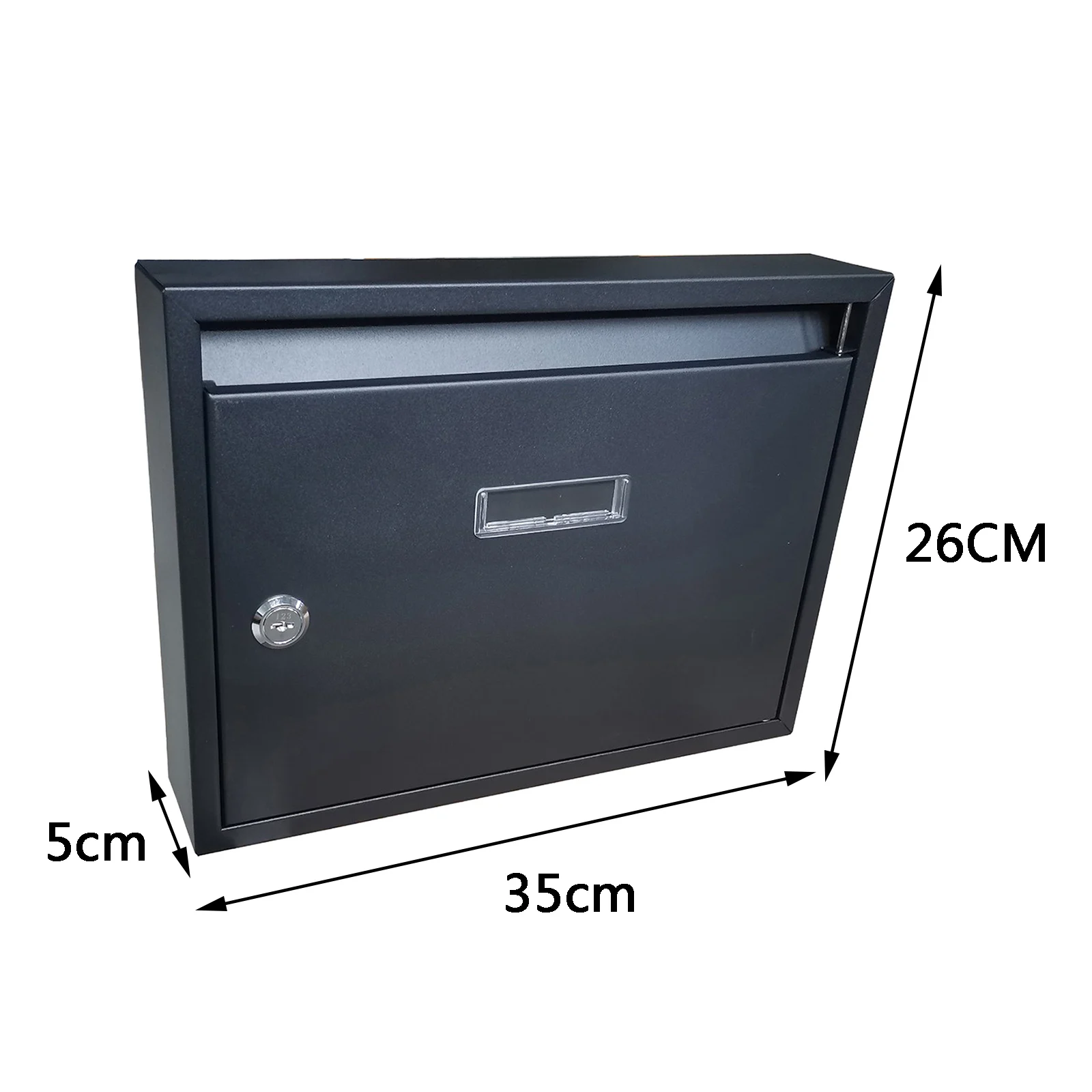 Combination Locking Mailbox Wall Mounted Deposit Suggestion Drop Box Secured