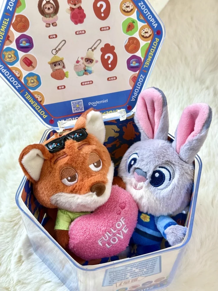 

Оригинальная серия Zootopia Sweet Strike, слепая коробка, Джуди Хопс, Ник, аниме-фигурка, сумка для догадок, фигурки, домашний декор, рабочий стол