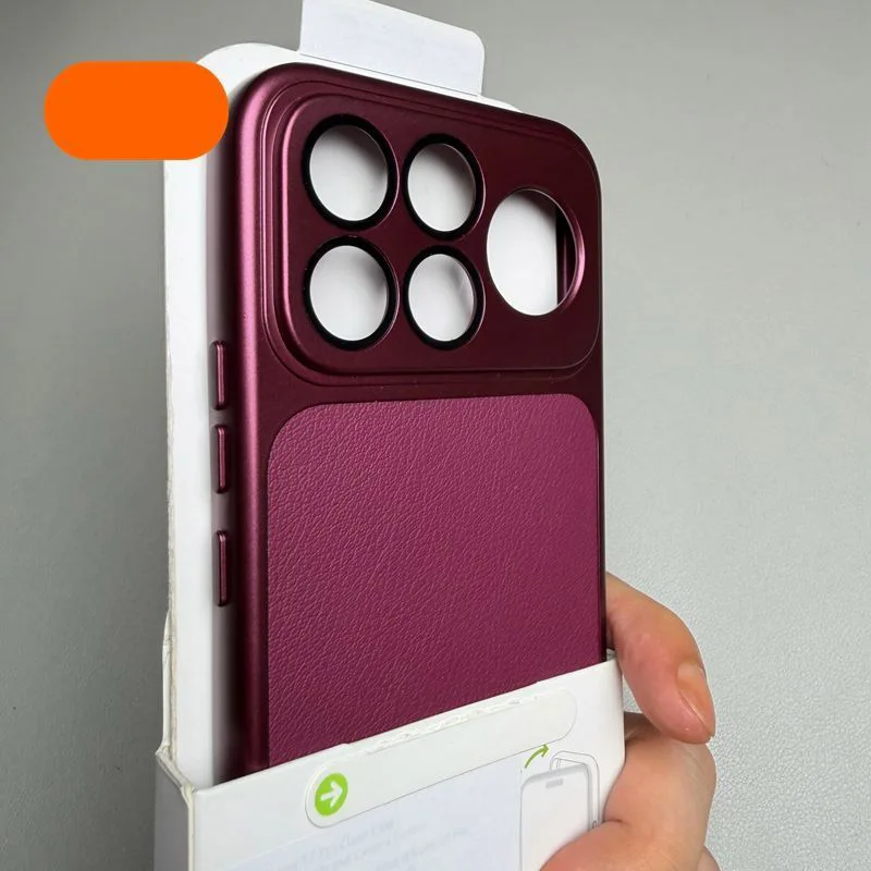 Für Poco F9 Ultra Hülle Poco F9 Pro Cover Poco F8 Ultra F8 Pro Lederhülle Luxus-Objektivschutz Matte Leder-Rückabdeckung – Detail 8