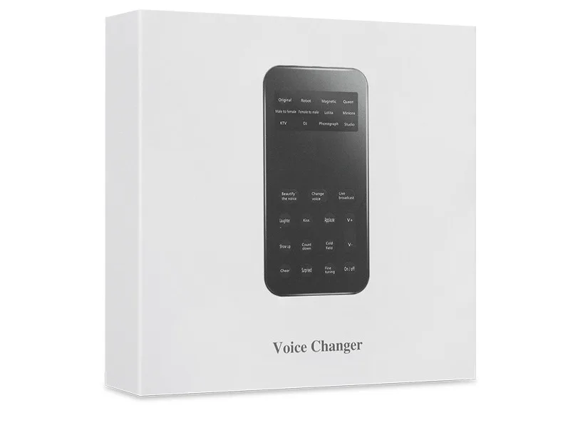 Live Geluidskaart Stemvervormer, M10 Handheld Geluidskaart Mini Stemvervormer Apparaat 8 Geluidseffecten, Mini Geluidskaart Stemvervormer voor Mobiele Telefoon Computer