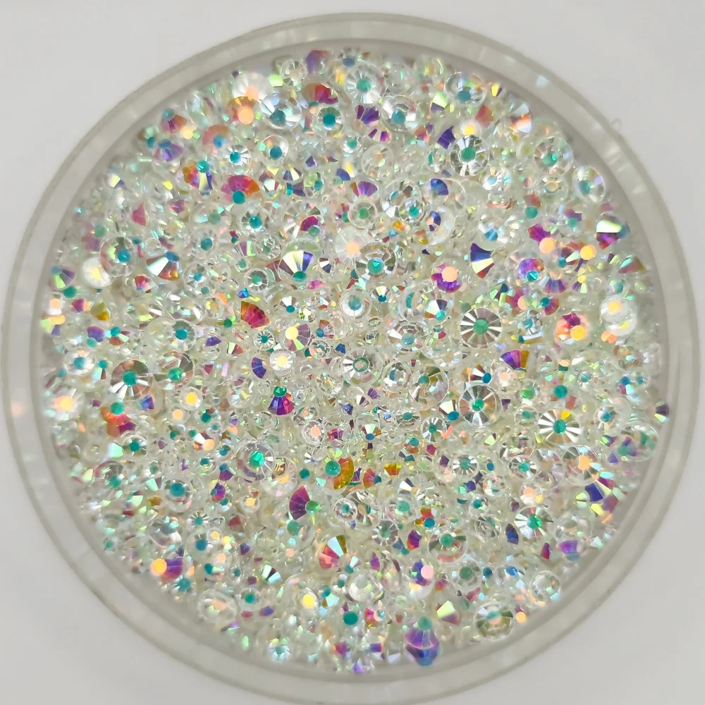 

SS3-SS50 Different Colored Rhinestones At The Bottom Non Hot Fix FlatBack Garment Nail Art Rhinestones Decorations