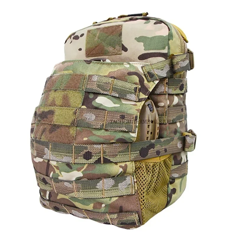 MOLLE Hydrations- und Helmtasche 3L Wasser-GP-Rucksack für taktische Plattenträger CPC AVS Weste Rücken-Zubehör Ausrüstungs-Erweiterungstasche – Detail 11