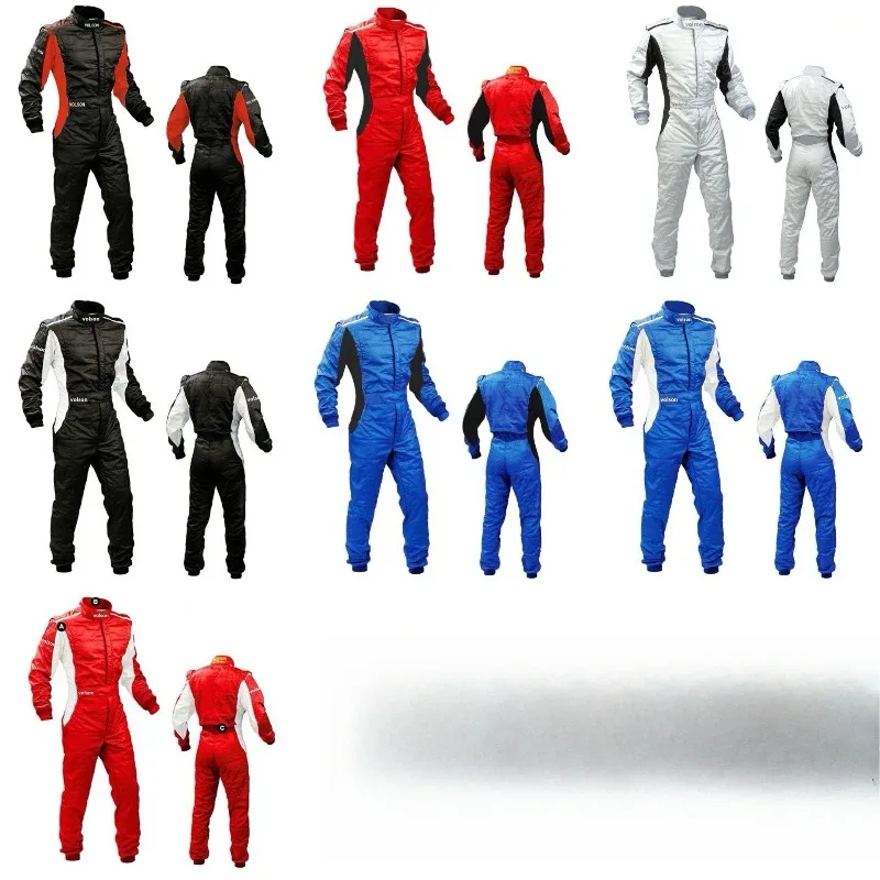 Racing Suit Jumpsuit Kart Jumpsuit Off-road Beach Car Practice Suit Motorcycle Riding Suit