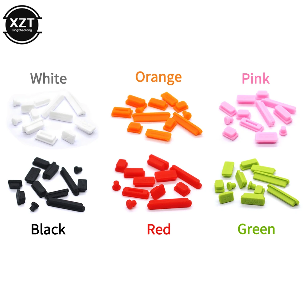 

Colorful Silicone Anti Dust Plug Cover Stopper For Macbook Dust Plug Laptop Dustproof USB Dust Plug Computer Accessories