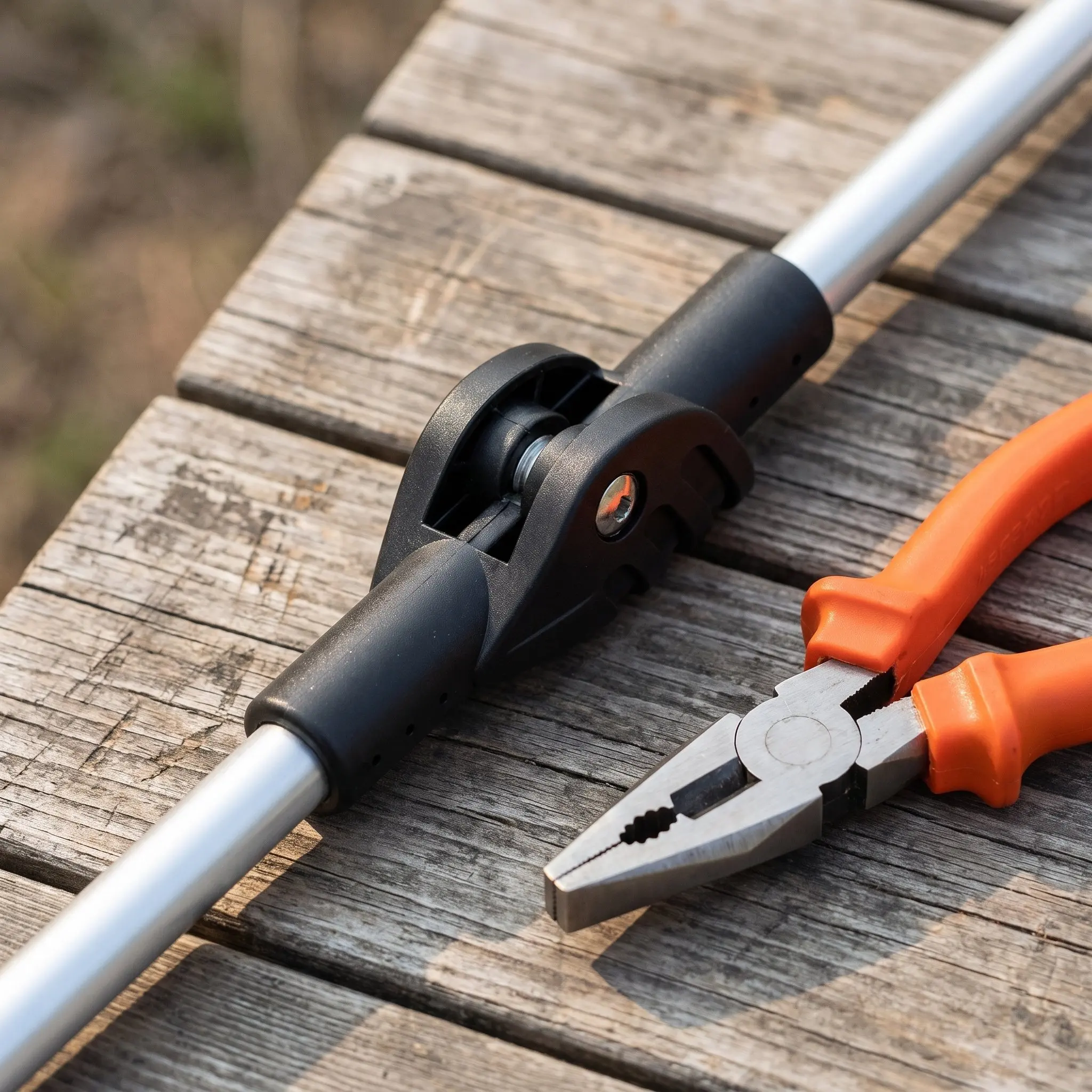 Nylon Tent Support Rod Connector 2pcs Adjustable Folding Joint for Camping Tent Stability Windproof UV Resistant