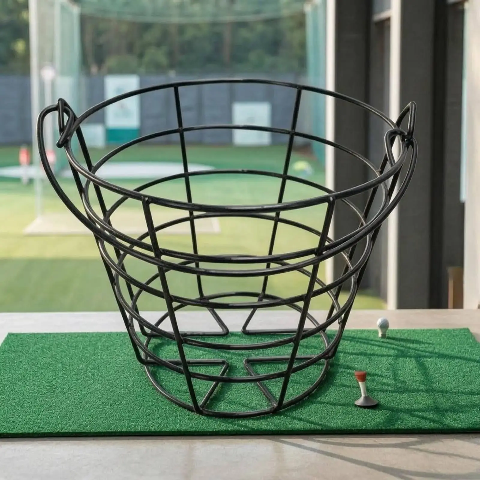 Steel Wire Golf Basket Welded Frame Golf Ball Basket Cage-Like for Driving Range