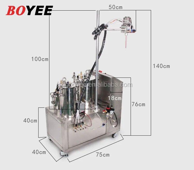 Boyee hochpräzise Dosier pumpe Leim Verguss maschine ab Harz Punkt ier maschine automatische ab Flüssig kleber Spender