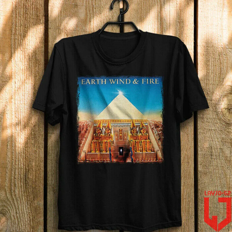 All N All Earth Wind Fire 1970s Hot Soul Funk Serpentine Fire Fantasy Shirt