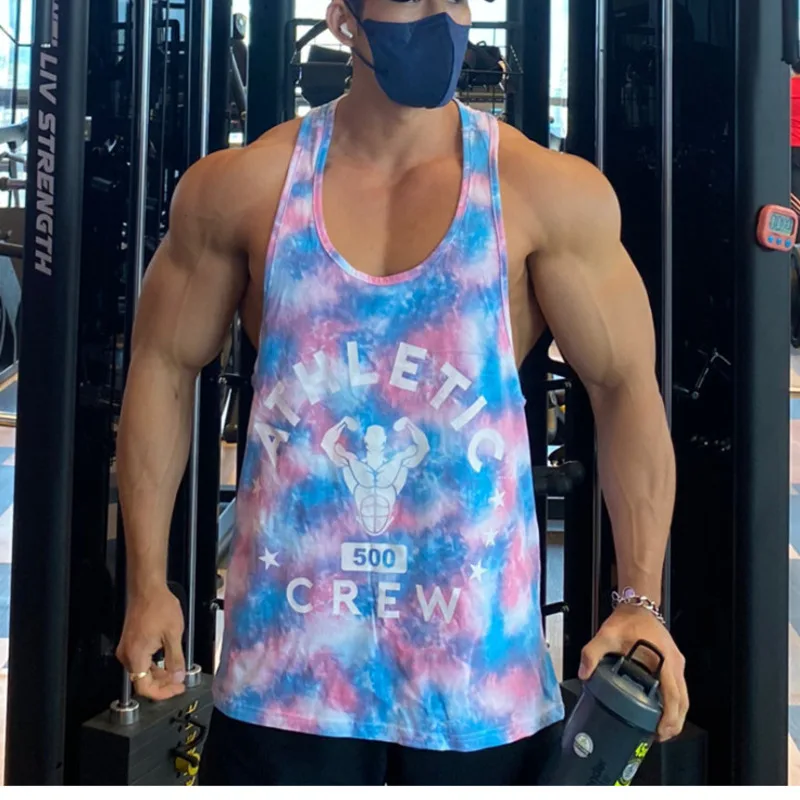 Nieuwste Heren Hardloopvest Mannen Gym Tank Top Workout T-Shirt Snel Droog Sport Tank Tops Mannen Solide Losse Tees Bodybuilding Vest Shirt