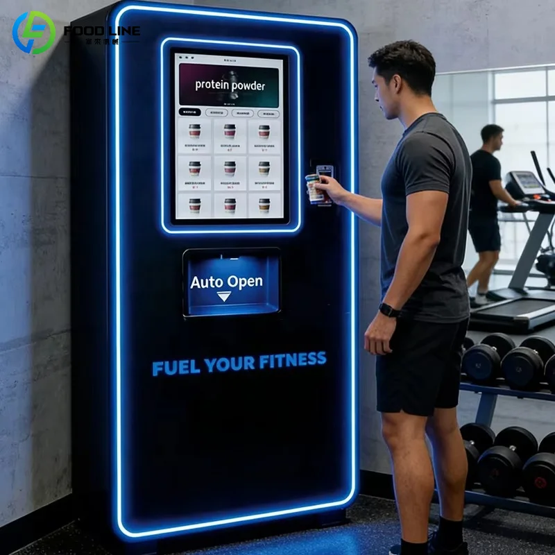 

Customized 24H Self-Service Protein Shake Vending Machine Multi-Payment Touch Screen Fitness Equipment