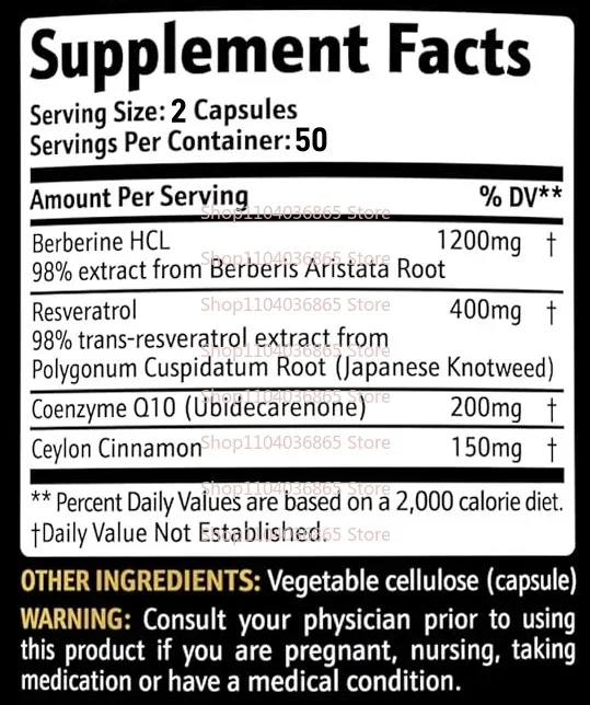 Pure Berberine CAPSULES